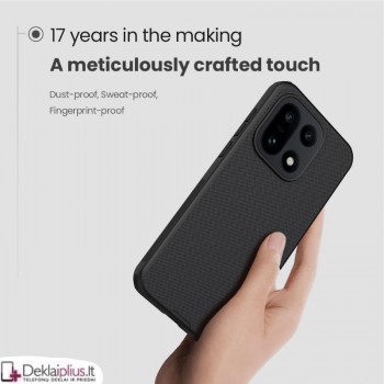 Nillkin Frosted shield plastikinis dėklas - juodas (Oneplus 15) Nillkin Frosted shield plastikinis dėklas - juodas (Oneplus 15)